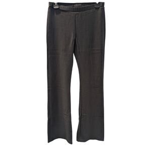 ISDA&Co Dark Grey Straight Leg Stretch Pants Pull-On Minimalist Workwear Size XS